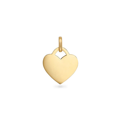 Mini Heart Token Necklace (Gold)