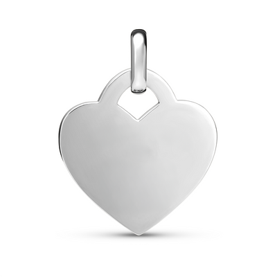 Heart Token Necklace (Silver)