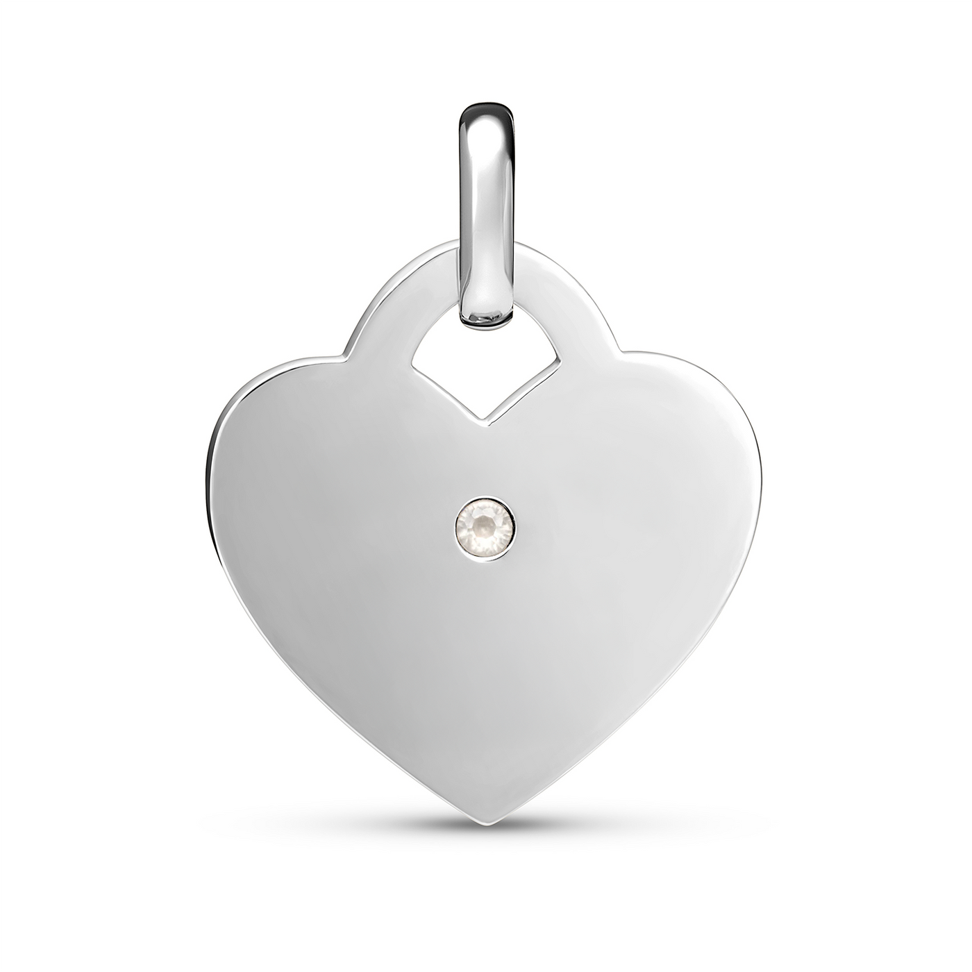 Heart Token Necklace (Silver)