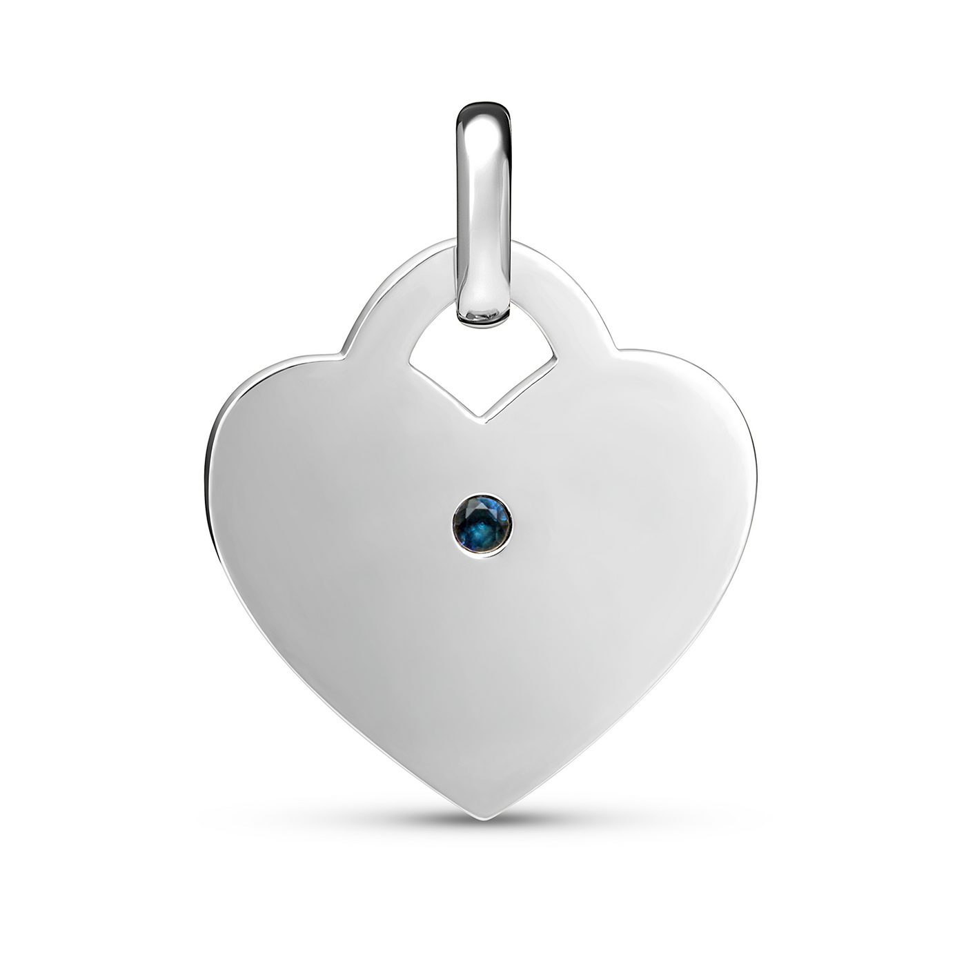 Heart Token Necklace (Silver)