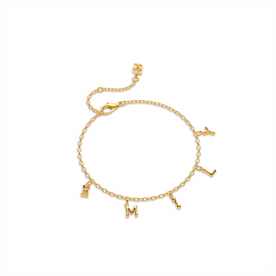Made Mine Fine Name Bracelet (Gold)