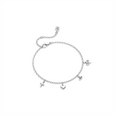 Made Mine Fine Charm Bracelet (Silver)