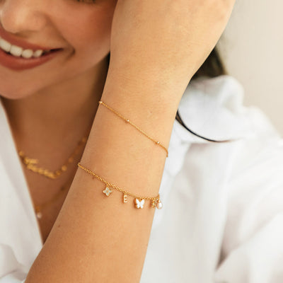 Made Mine Fine Charm Bracelet (Gold)