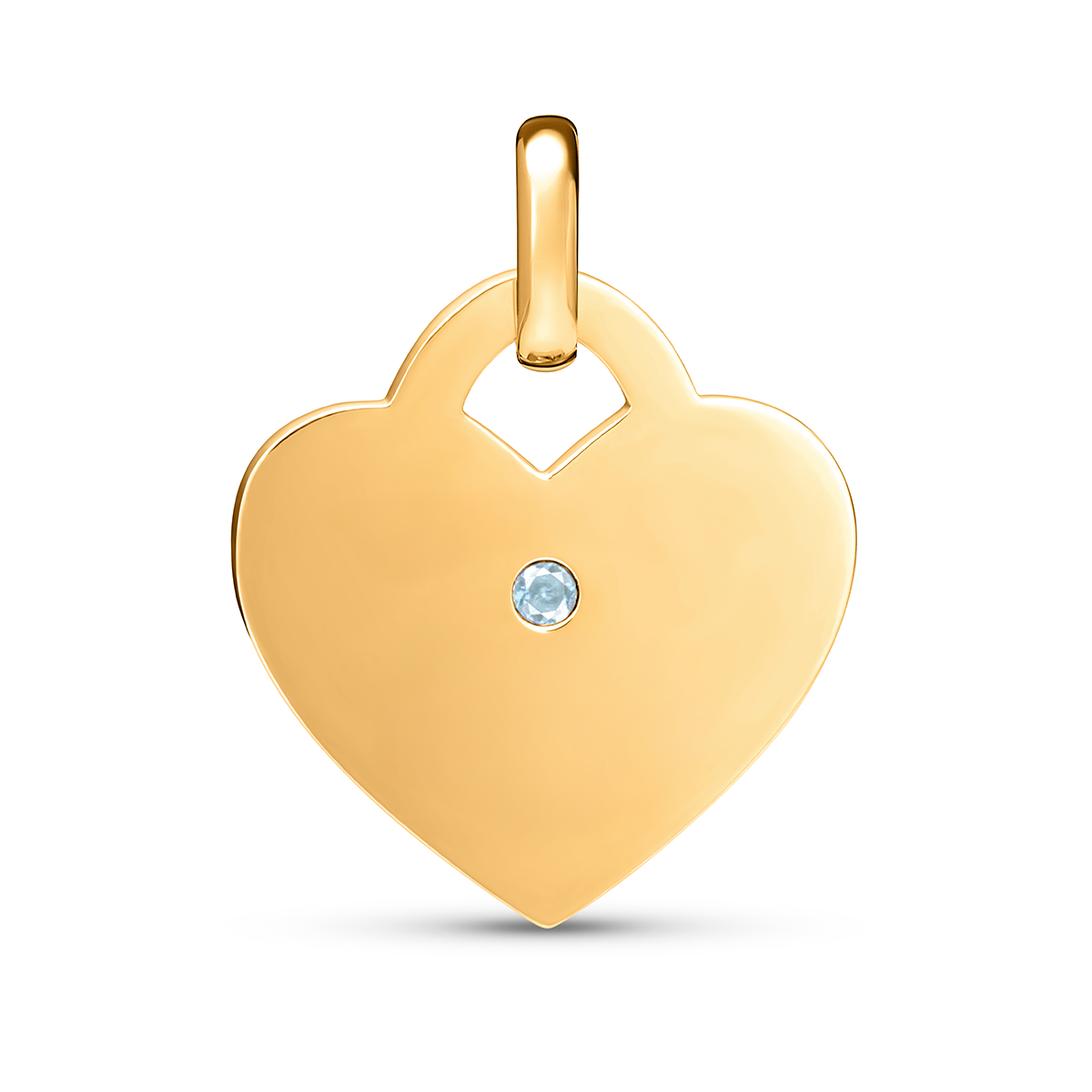 Heart Token Necklace (Gold)