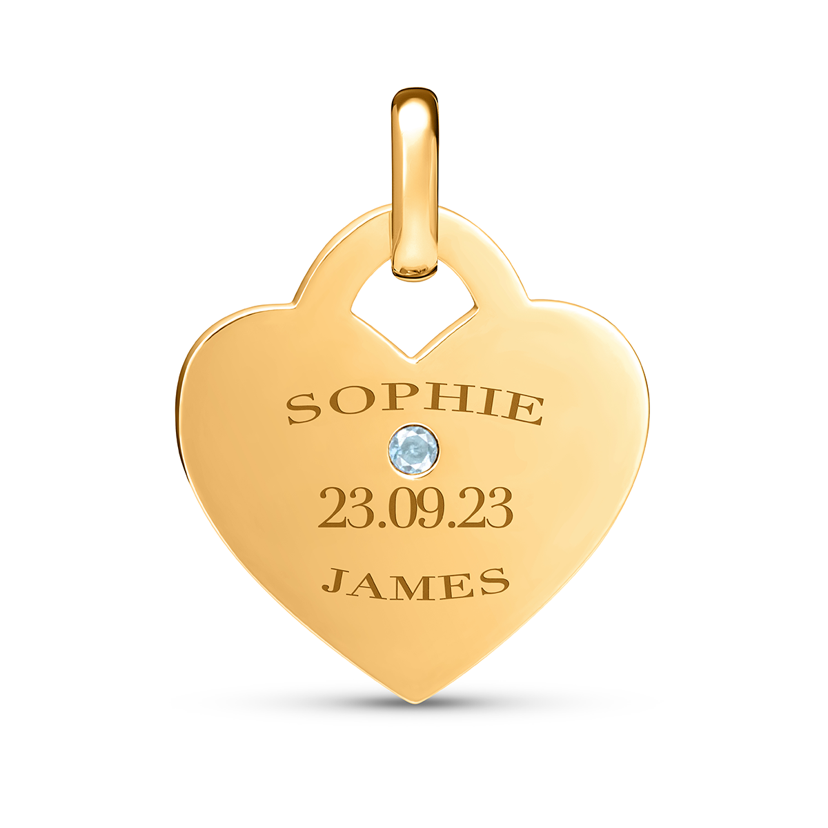 Heart Token Necklace (Gold)