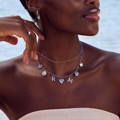 Twisted Chain Necklace (Silver)