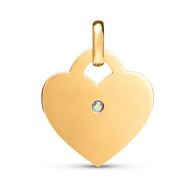 Heart Token Necklace (Gold)