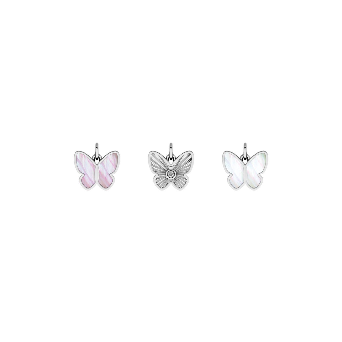Made Mine Fine Charm - Butterfly (Silver)