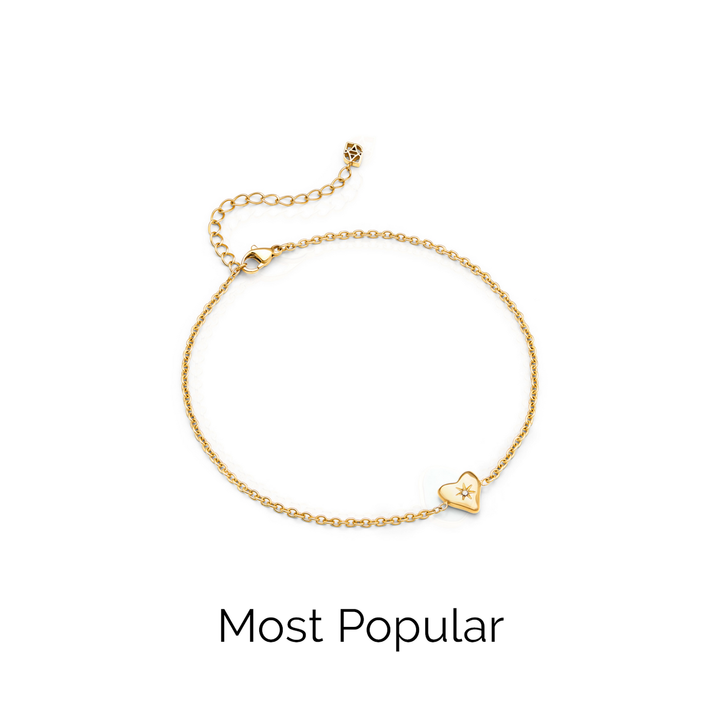 Molten Heart Little Luxe Bracelet (Gold)
