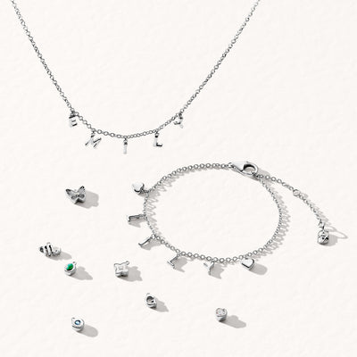 Made Mine Fine Charm Bracelet (Silver)