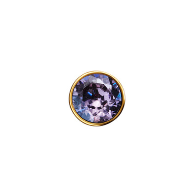 Floating Birthstone Charm (Gold)