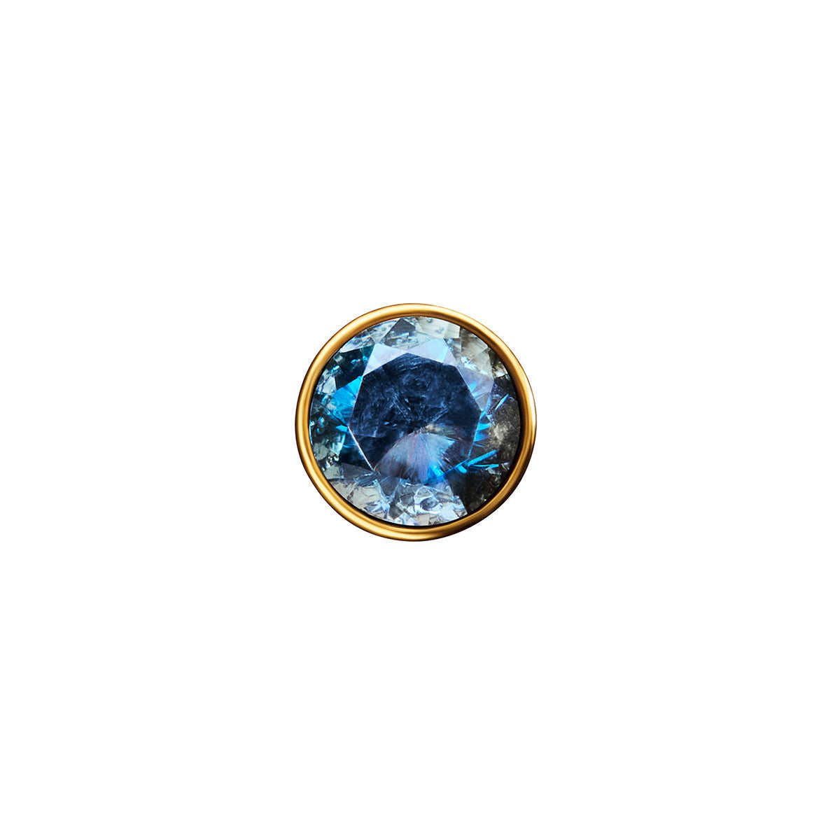 Floating Birthstone Charm (Gold)