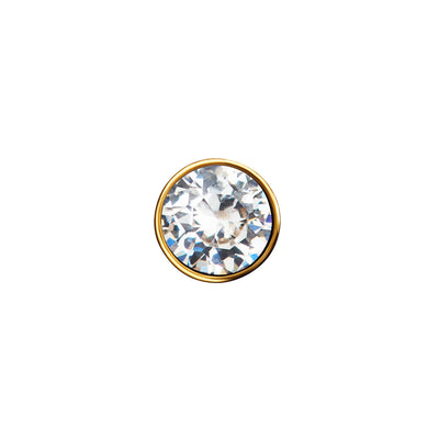 Floating Birthstone Charm (Gold)