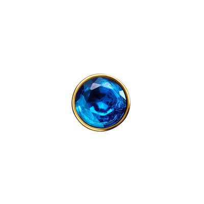 Floating Birthstone Charm (Gold)