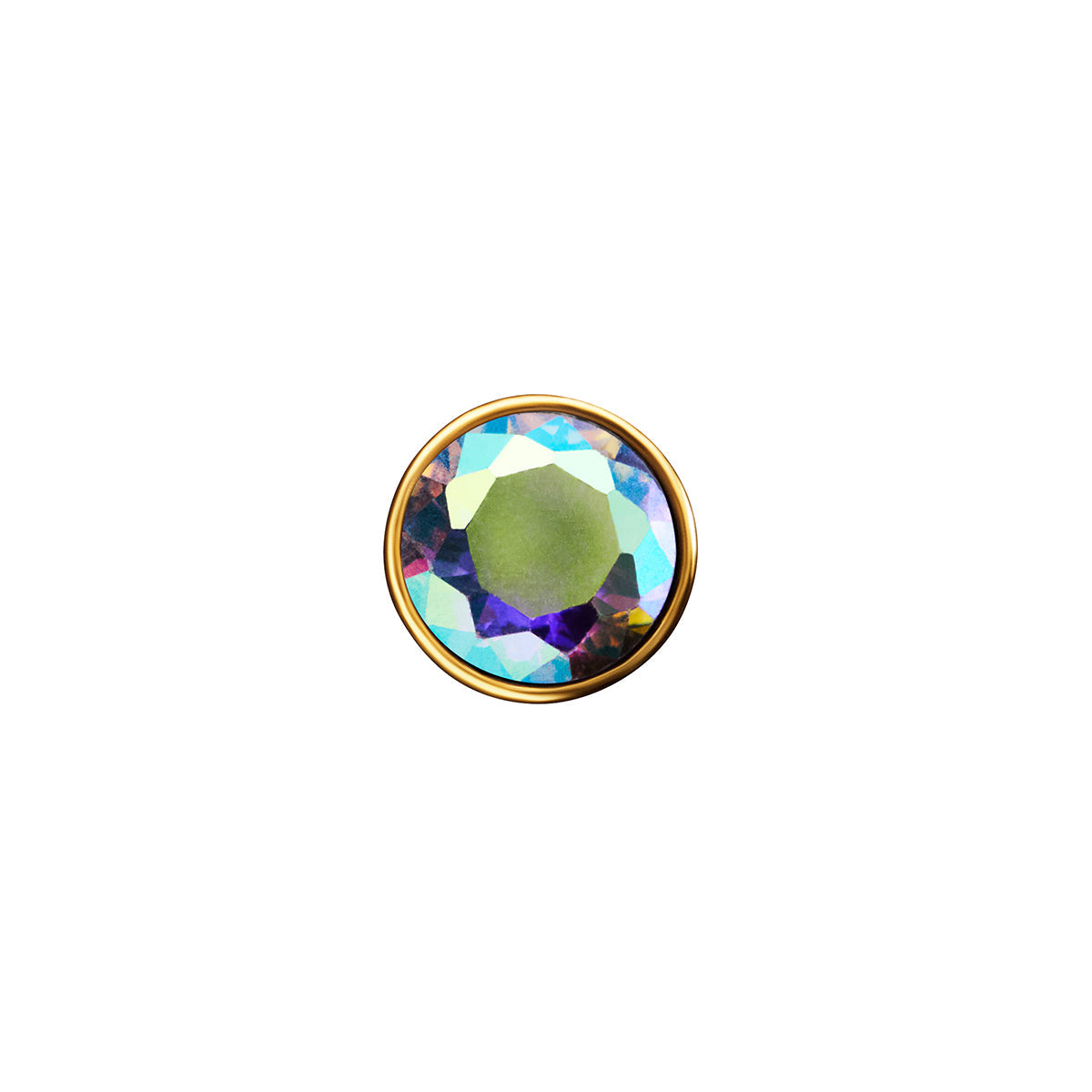 Floating Birthstone Charm (Gold)