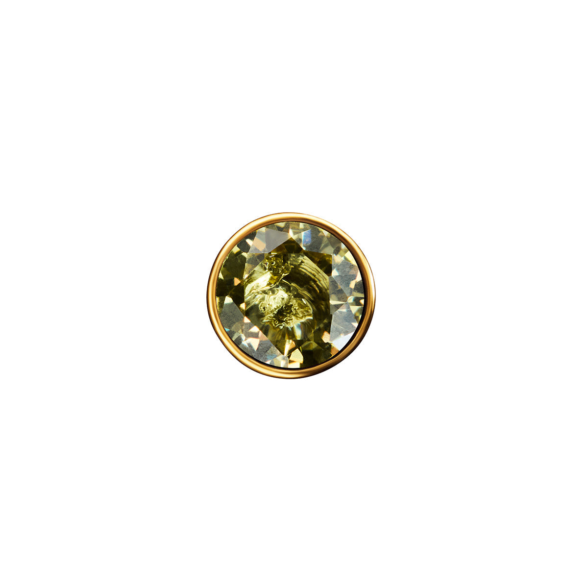 Floating Birthstone Charm (Gold)