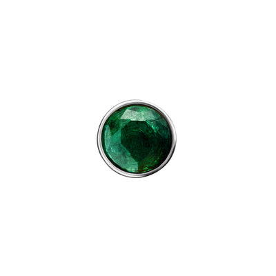 Floating Birthstone Charm (Silver)