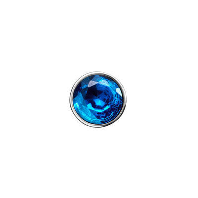 Floating Birthstone Charm (Silver)