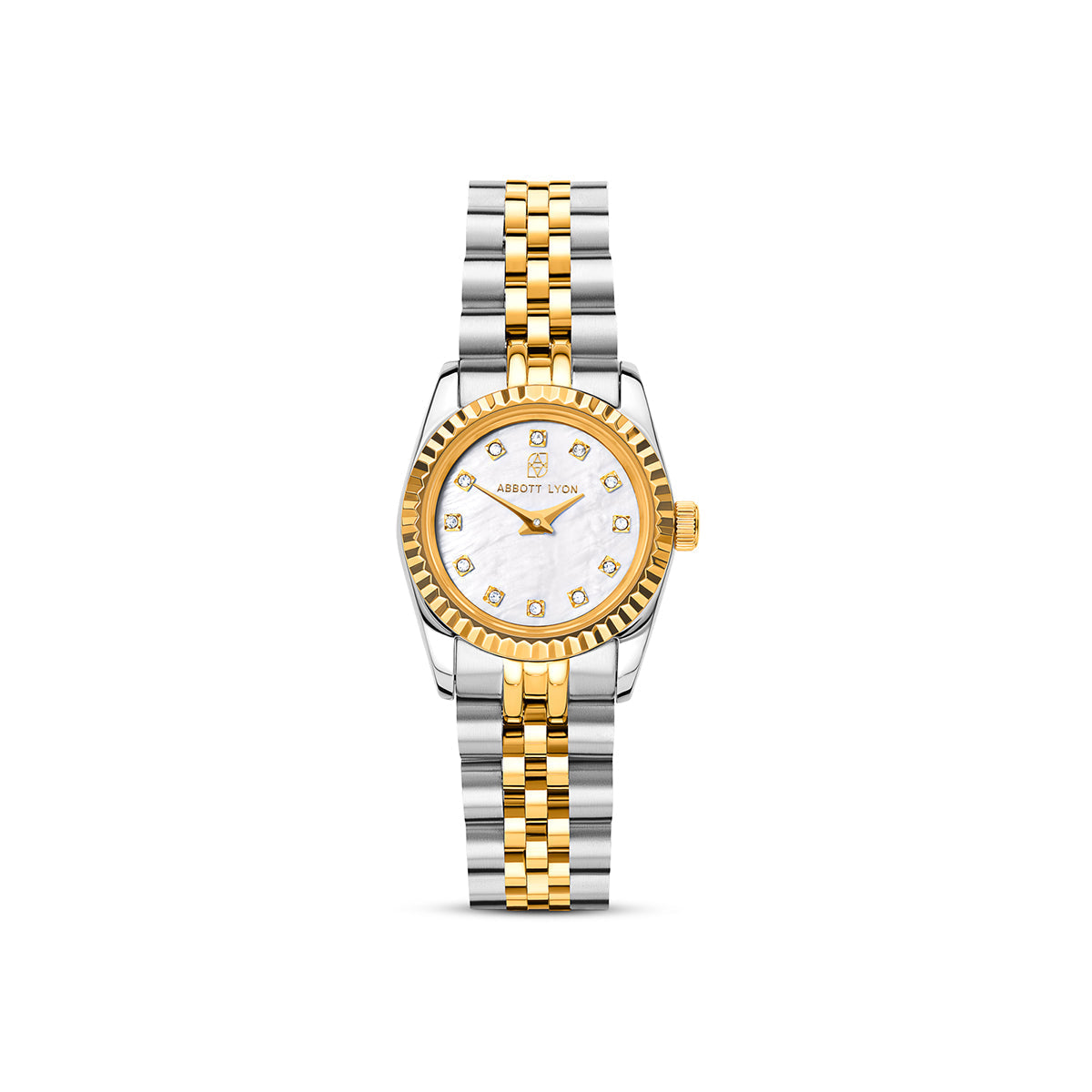 Mini Two Tone Pearl Link Belgravia 23mm Watch