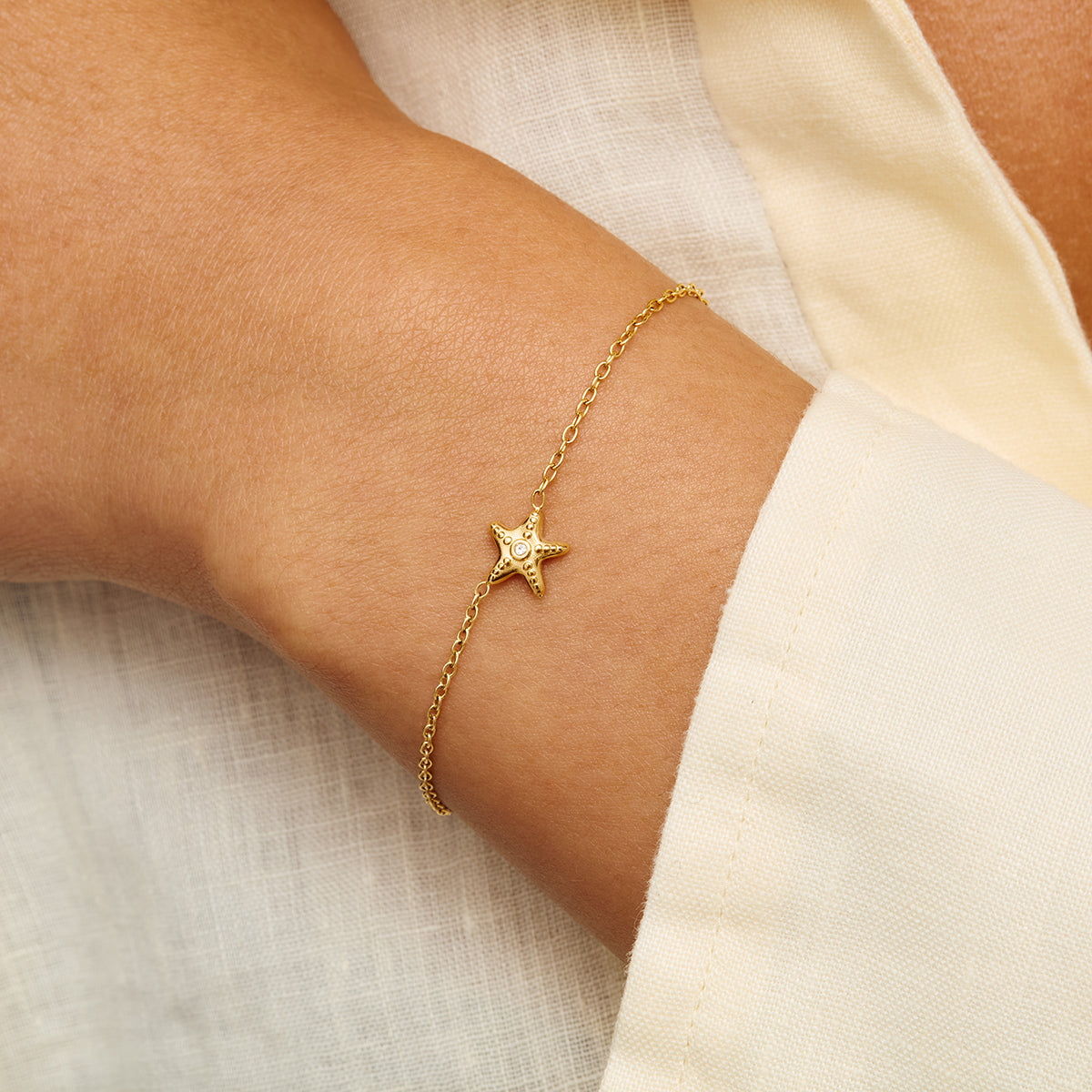 Starfish Little Luxe Bracelet (Gold)
