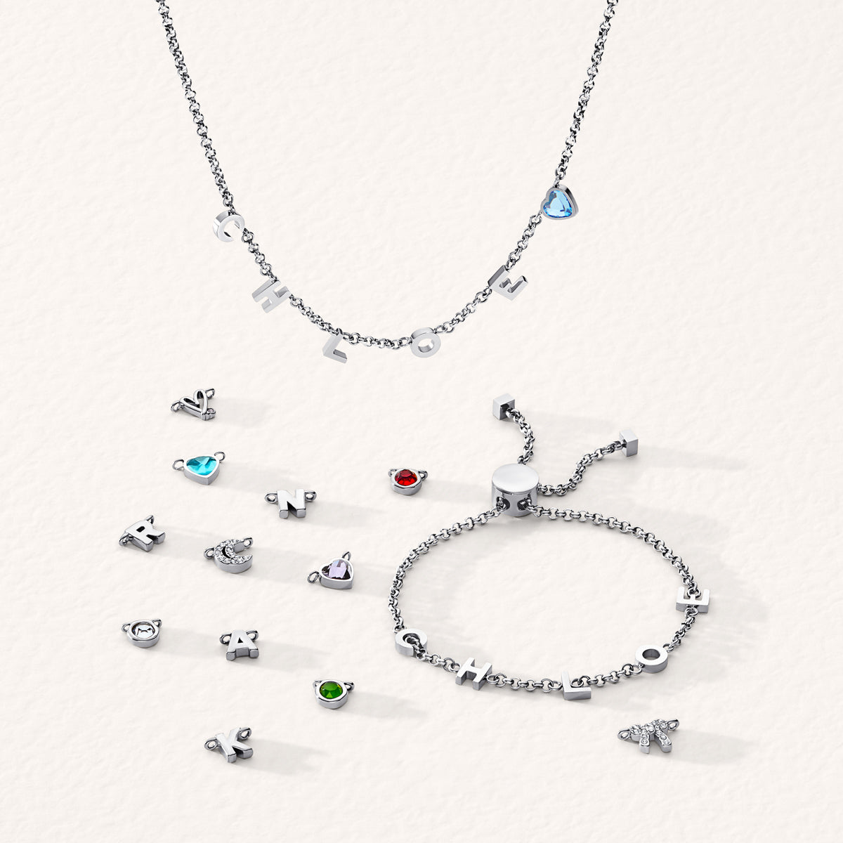 Custom Name Set (Silver)