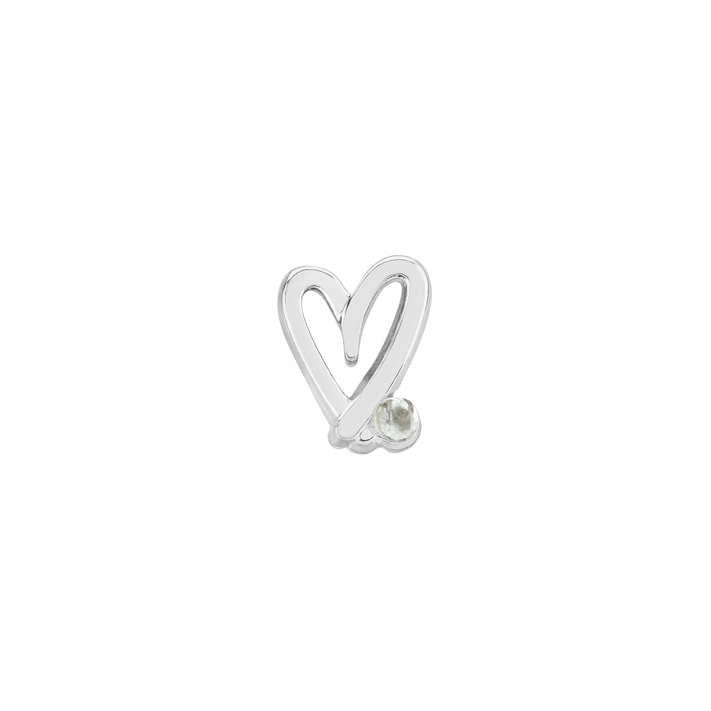 Stories Doodle Heart Bracelet (Silver)