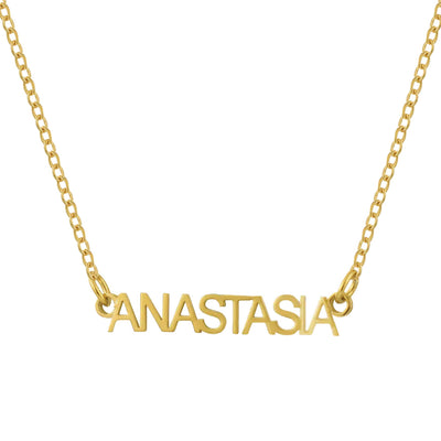 Custom/Personalized Nameplate Cable Necklace