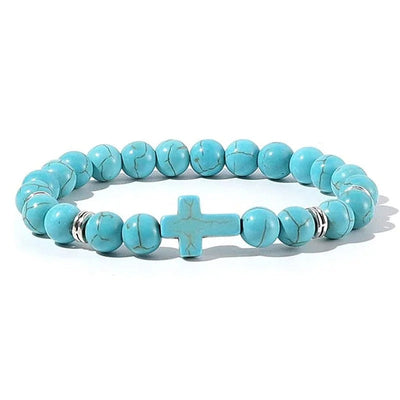 Crossed Stone Bracelet